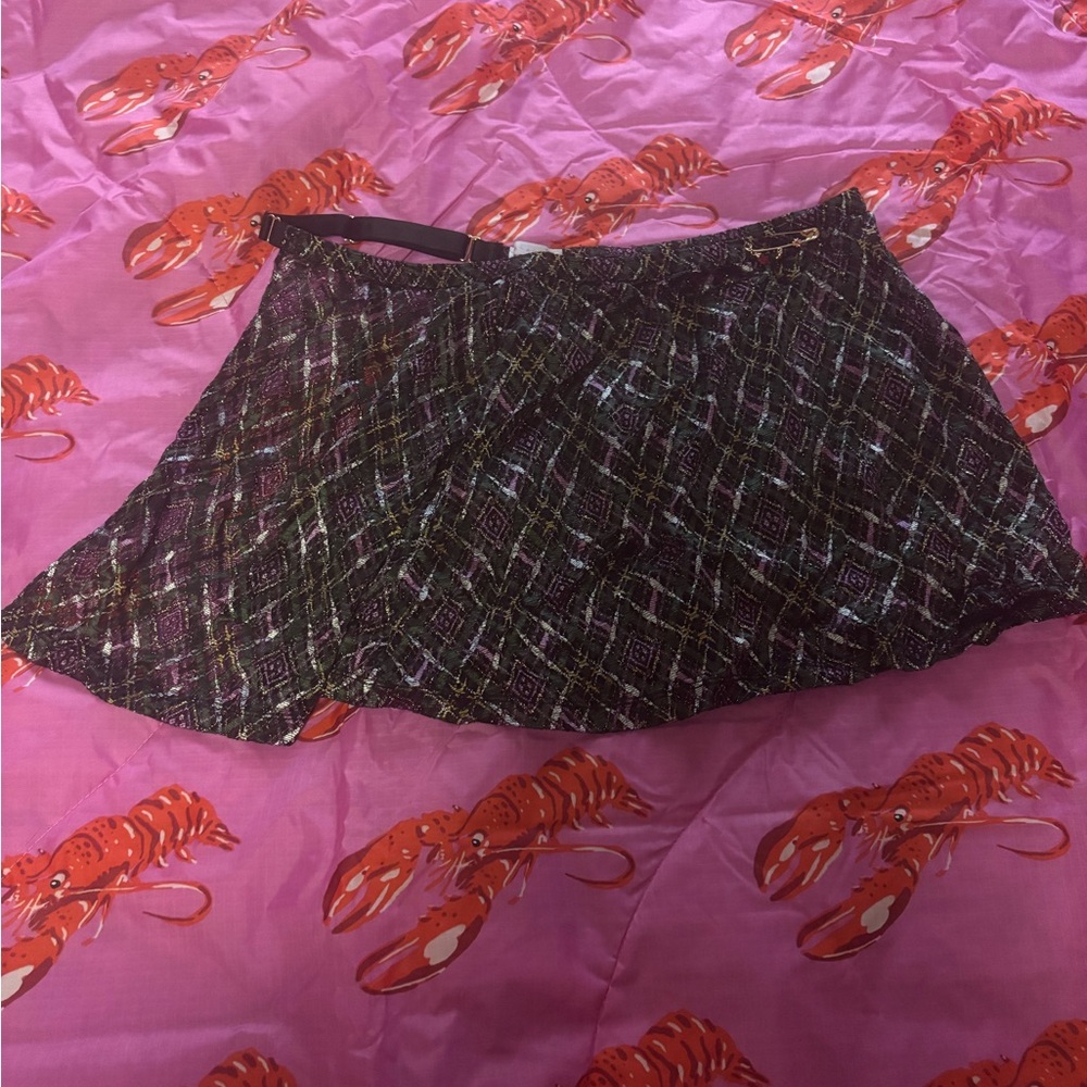 Savage X Fenty Multicolor Plaid Mini Skirt